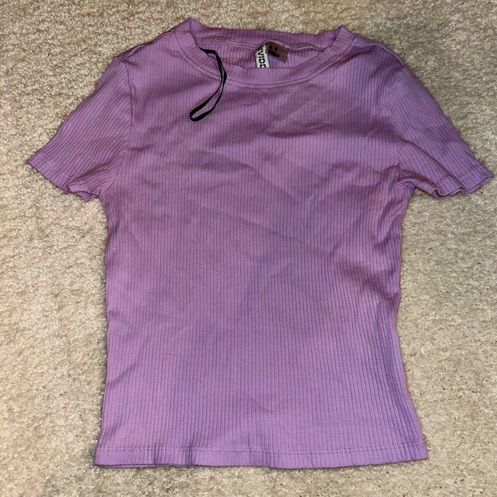 Lavender Crop Top